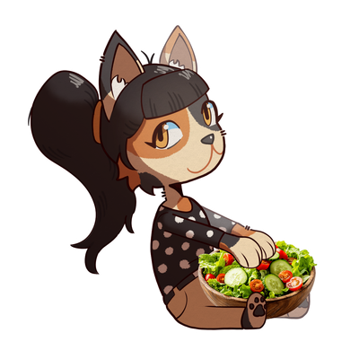 Cat 🐈🥗 (D.Burch)