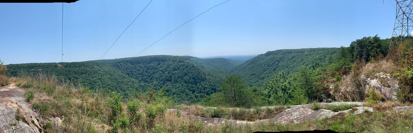 Panoramic view from Dunn Overlook.