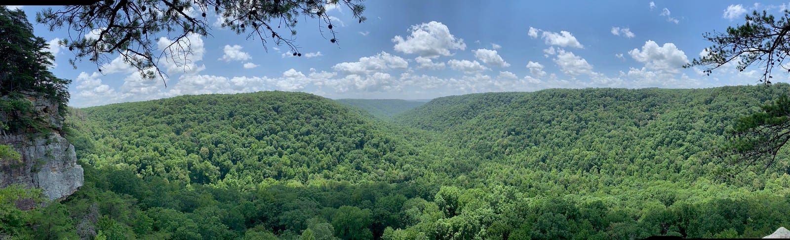 Panaramic view of the valley from Raven Point.