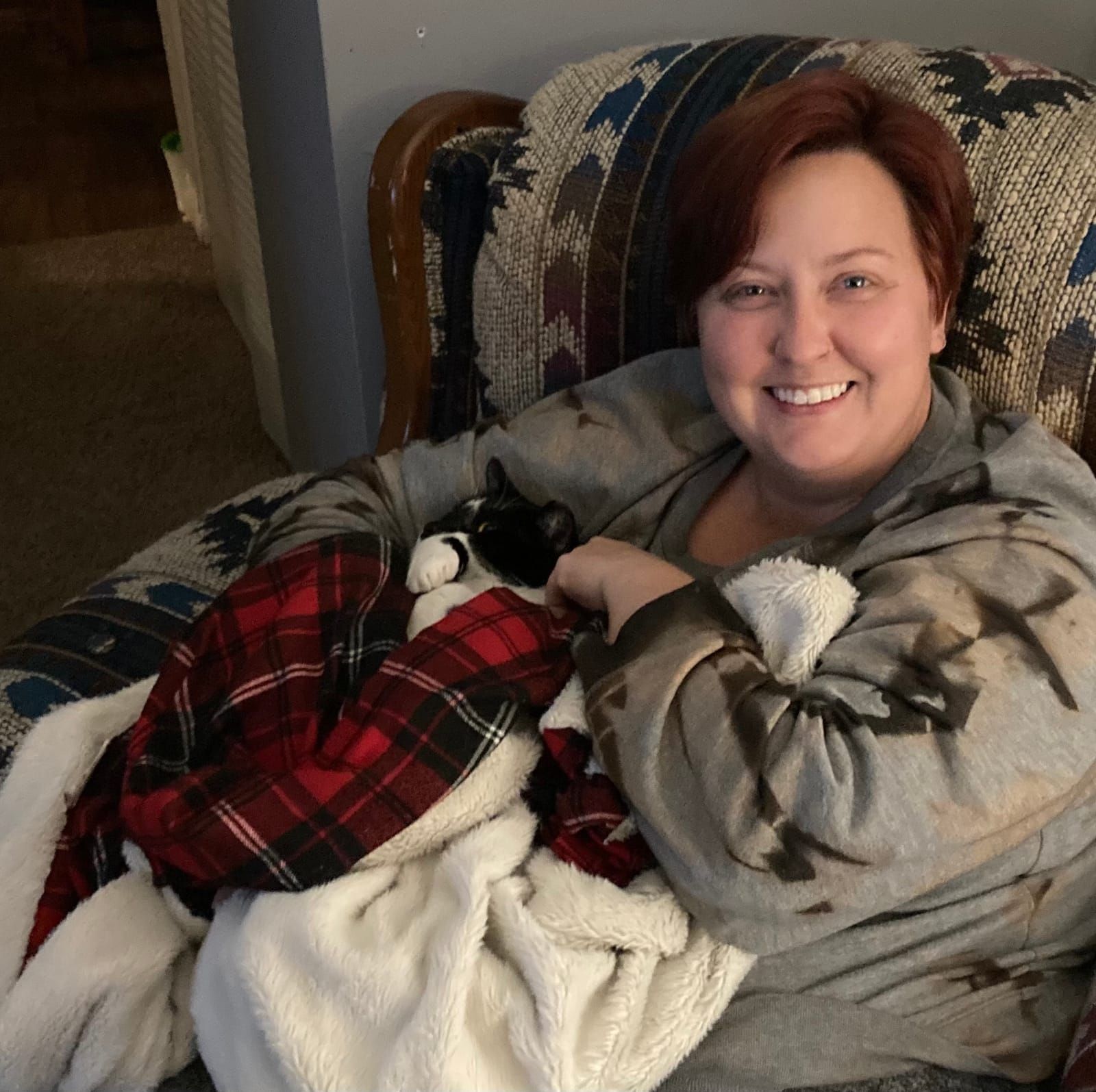 Oliver the tuxedo cat.