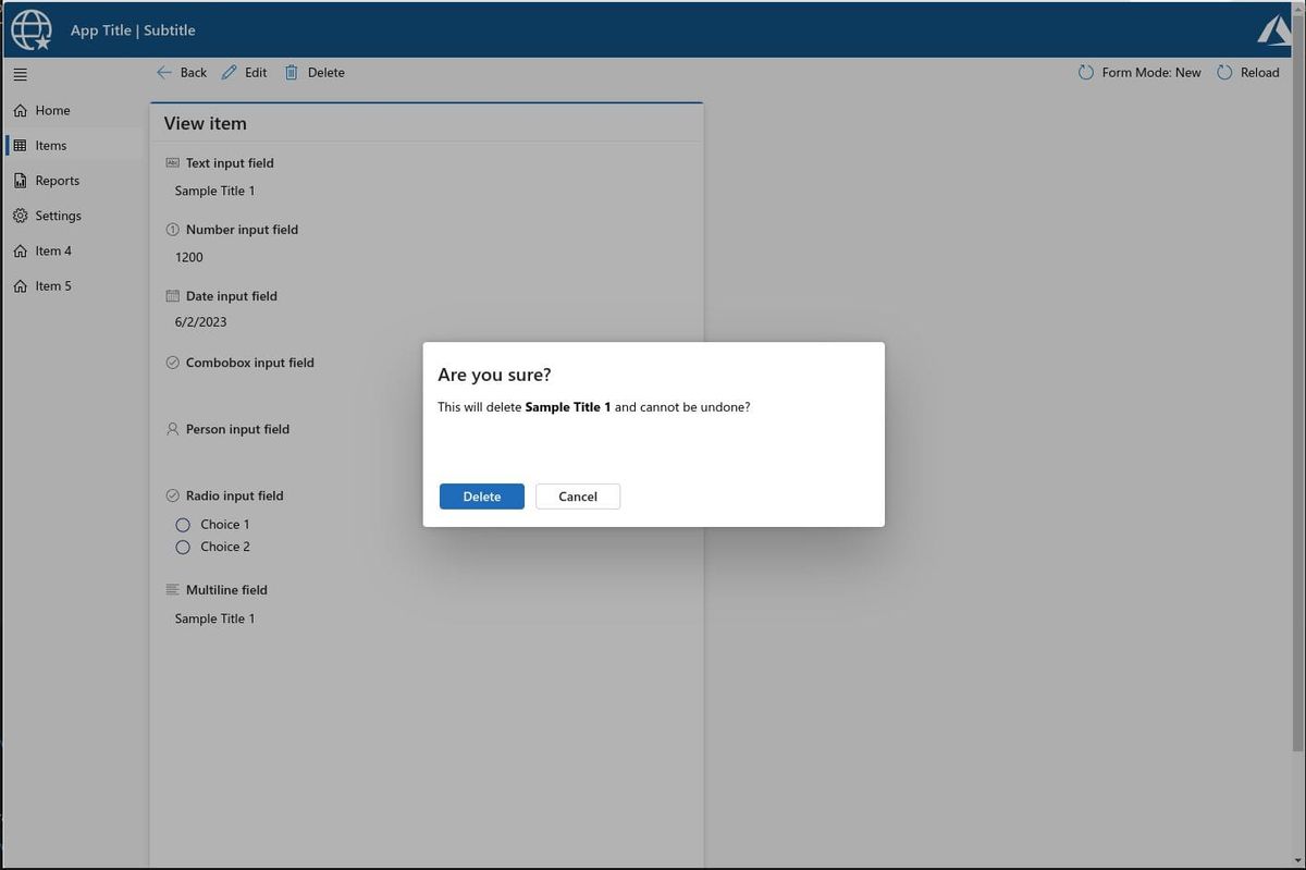 Screenshot of my dialog box
